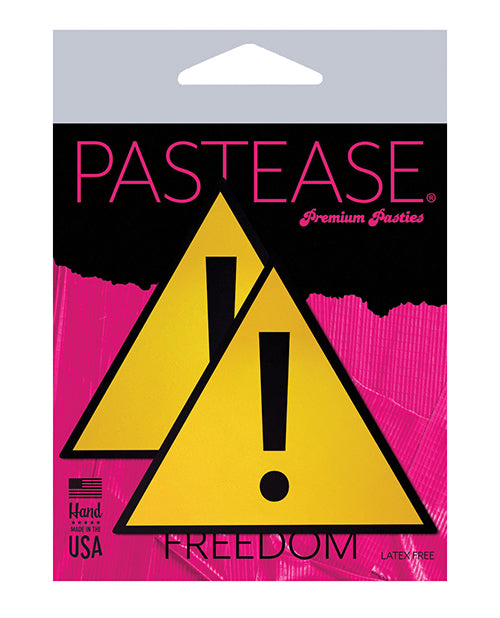 Pastease Premium Exclamation Warning Sign - Yellow