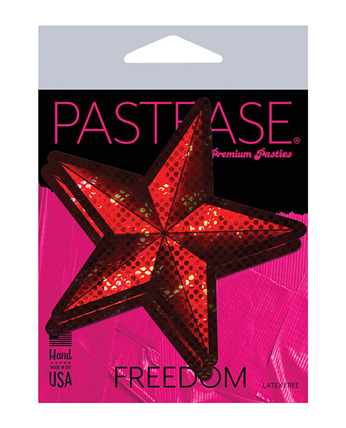 Pastease Premium Diamond Thom Disco Nautical Star - Red O-s
