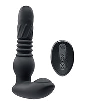 Adam & Eve Adam's Warming & Rotating Prostate Thruster W-remote - Black