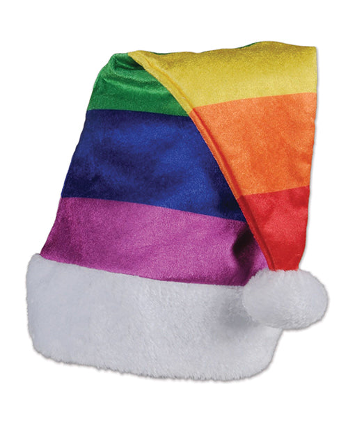 Holiday Rainbow Santa Hat - Rainbow