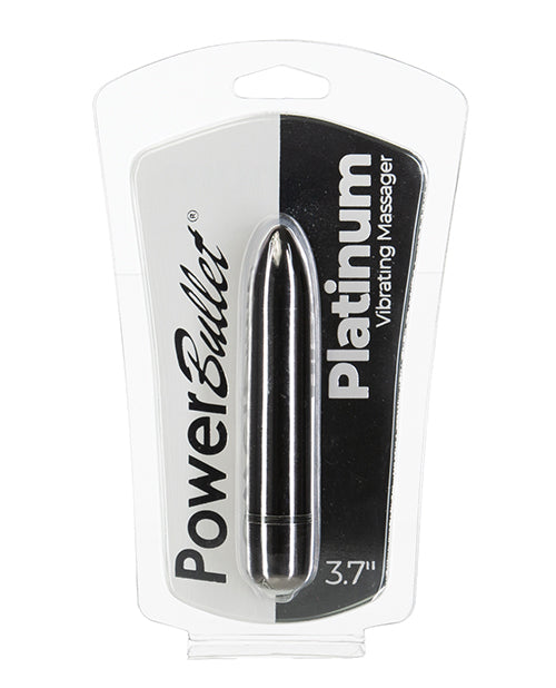 Power Bullet 3.7" Platinum Vibrating Massager