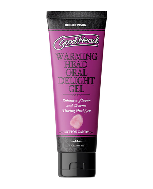 Goodhead Warming Oral Delight Gel - 4 Oz Cotton Candy