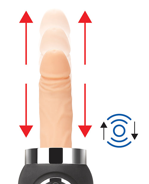 Lux Fetish Rechargeable Thrusting Compact Sex Machine W-remote