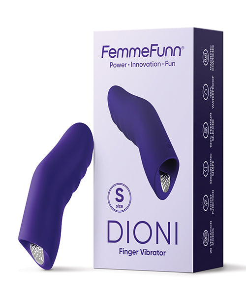 Femme Funn Dioni Wearable Finger Vibe - Small Dark Purple