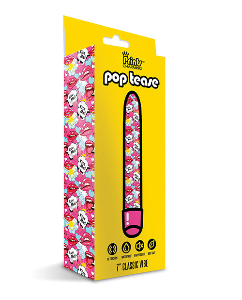 Pop Tease 7" Classic Vibe - Kiss Me Pink