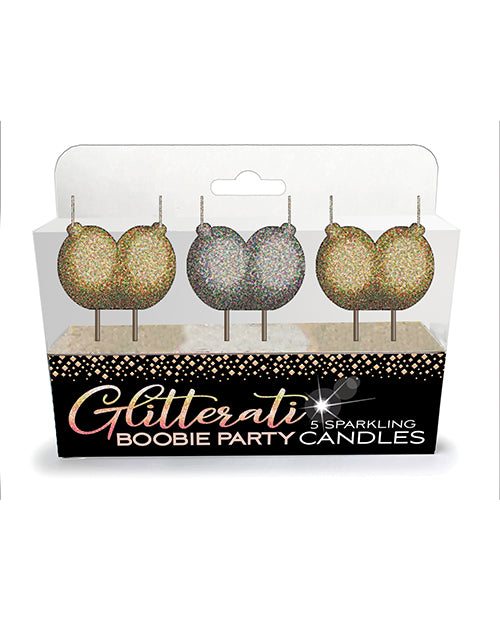 Glitterati Boobie Party Candle Set