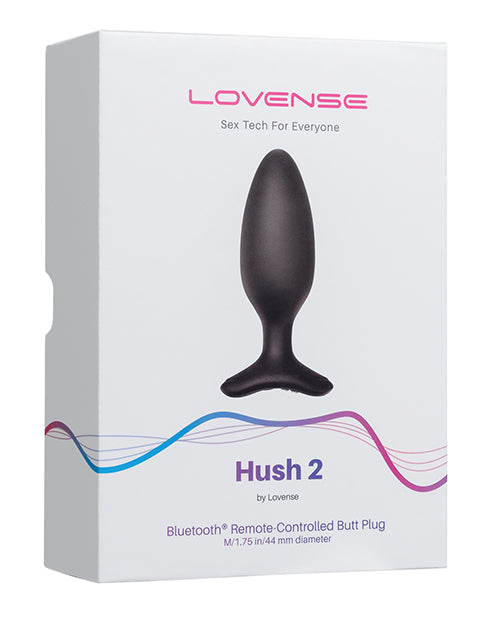 Lovense Hush 2 1.75" Butt Plug - Black