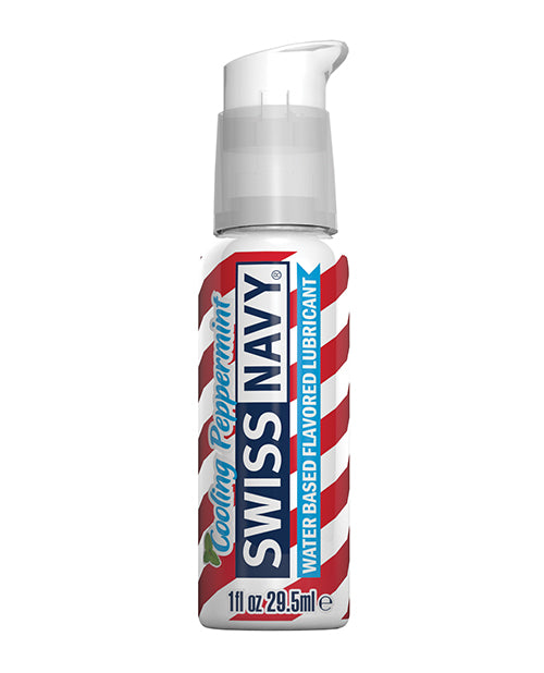 Swiss Navy Cooling Peppermint Flavored Lubricant - 1 Oz