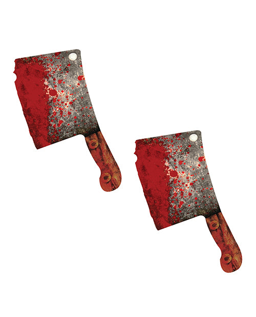 Neva Nude Butcher Knife Pasties - Red O-s