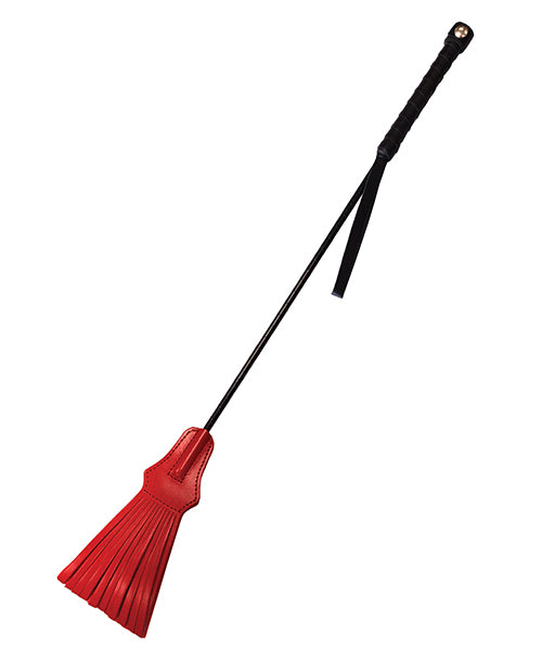 Rouge Tasseled Riding Crop - Red