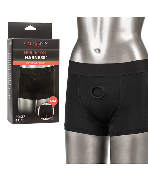 Her Royal Harness Boxer Brief S-m - Black
