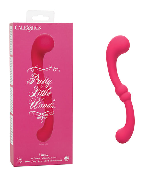 Pretty Little Wands Curvy Massager - Pink