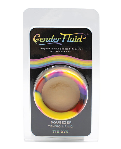Gender Fluid Squeezer Tension Ring - Tie Dye
