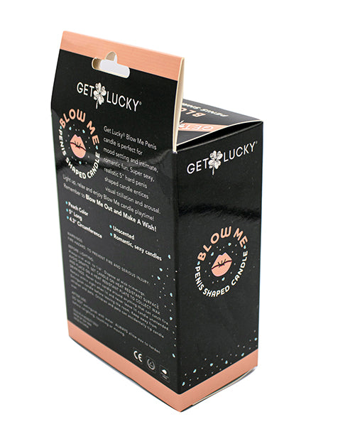 Get Lucky 5" Blow Me Penis Candle - Peach