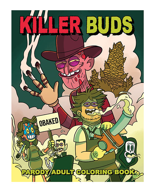 Wood Rocket Killer Buds Adult Coloring Book