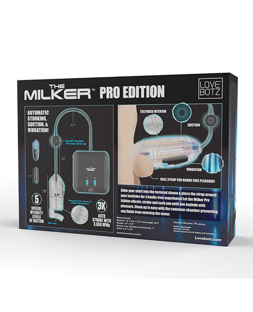 Lovebotz The Milker Pro Edition - Clear