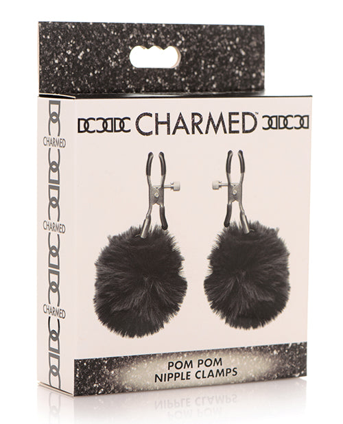 Charmed Pom Pom Nipple Clamps - Black