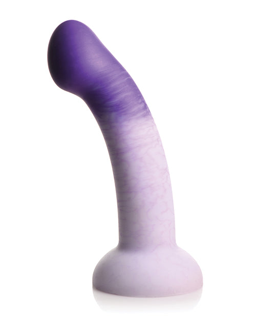 Strap U G Swirl G Spot Silicone Dildo - Purple